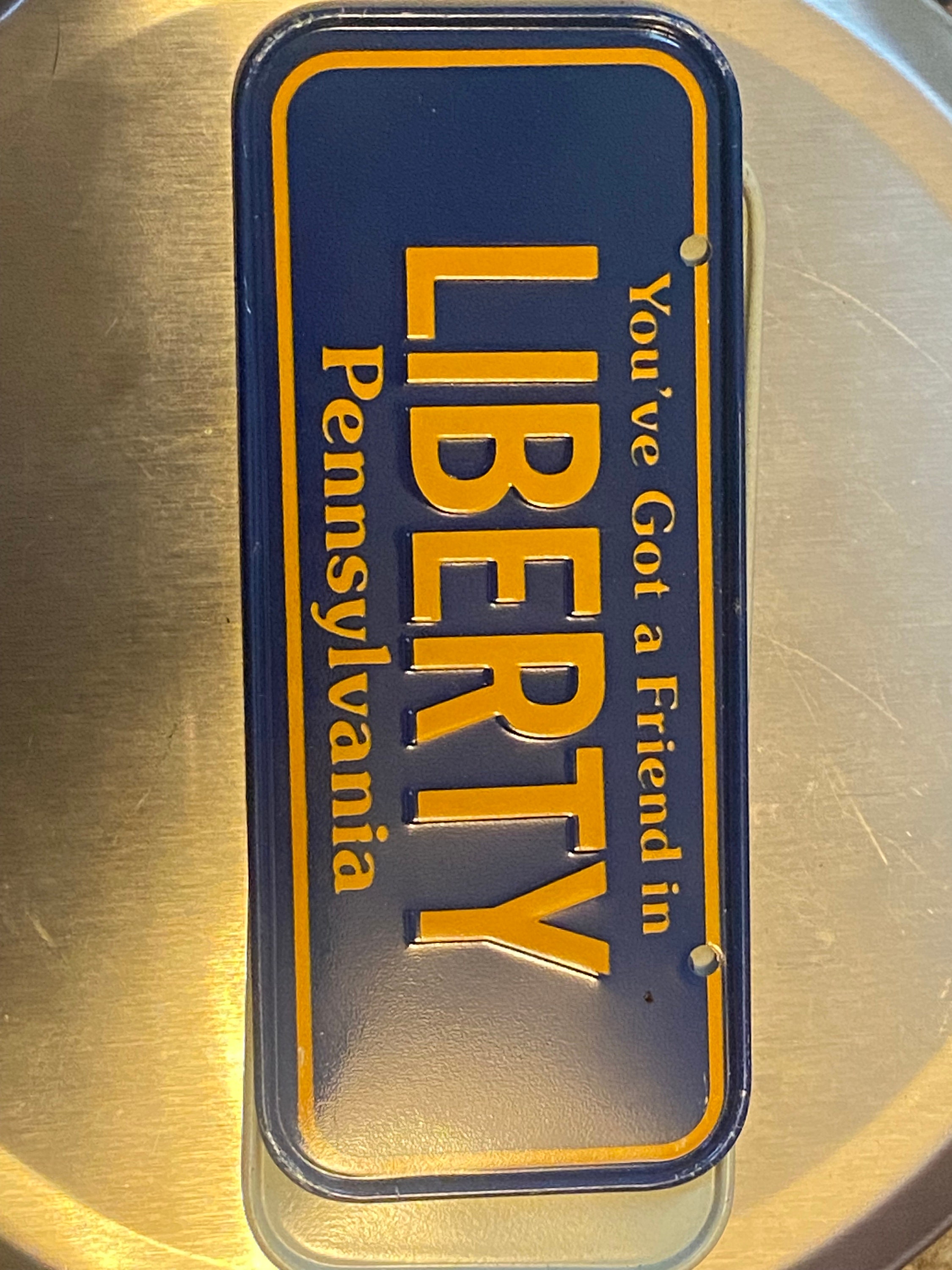 Targa Vintage Anni '80 Personalizzabile In Metallo - Per Auto, Bici, Vanity, Stile Arizona, Con Nome Targa Auto Anni 80 - Foto 6