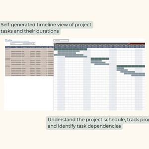 Project Management Template, Manage and Plan Projects and Task ...
