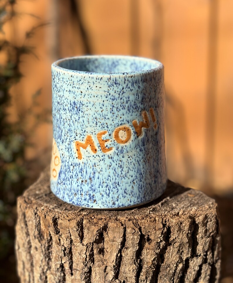 Heaven Blue Cat Mug image 3