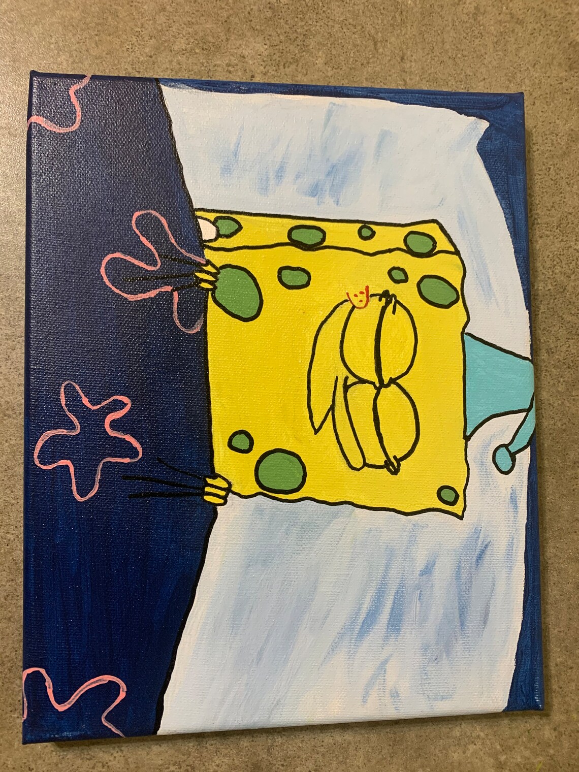 Sleeping Sponge Etsy