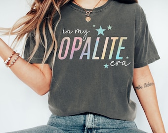 Comfort Colors In My Opalite Era Shirt, Showgirl Era T-Shirt, 2025 New Album Tee, Pop Soft Rock Concert Outfit, Gift for Daughter or Sister