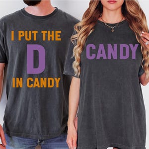 Funny Couples Halloween Shirts, Adult Humor Halloween Matching Shirts for Couples, Comfort Colors Couple Halloween Party Tees
