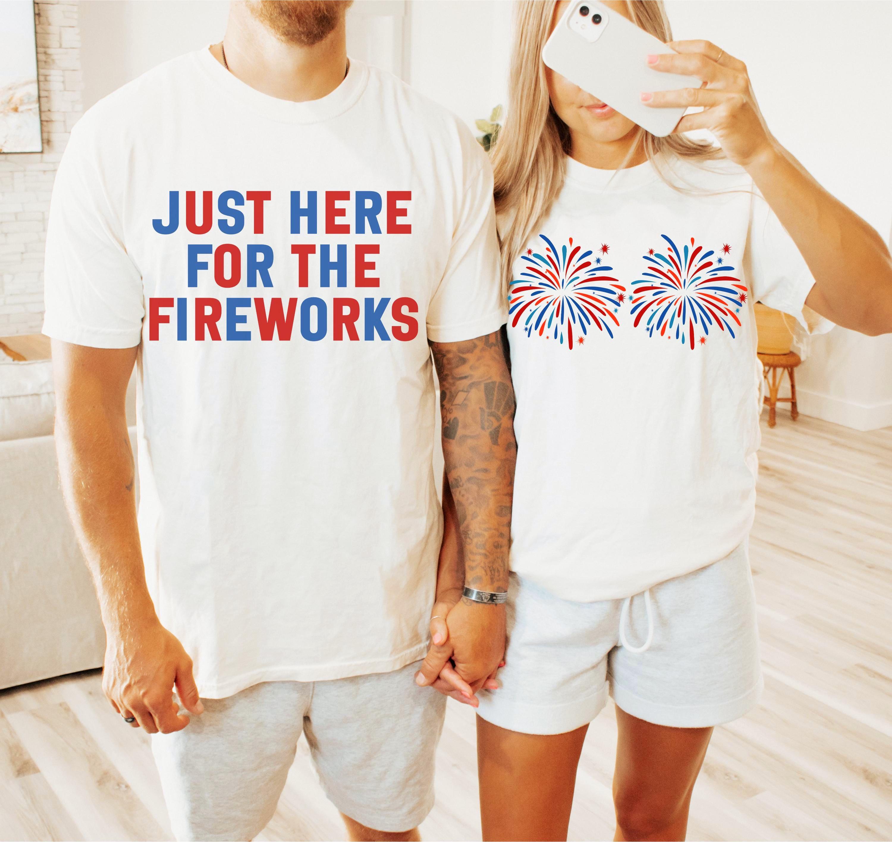 Comfort Colors® Funny Couples Fourth of July Shirts, Adult Humor