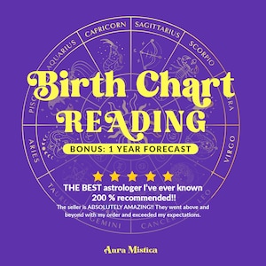 Lectura de la carta natal astrológica con Lilith, Quirón, Ceres y Palas + pronóstico de 1 año, predicción de 12 meses, informe astrológico en 12 horas.