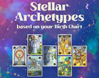 Astrology Report, Symbolon Reading, Birth Chart Reading, Natal Chart, Astrology Gift, Astrology Oracle with Tarot Cards