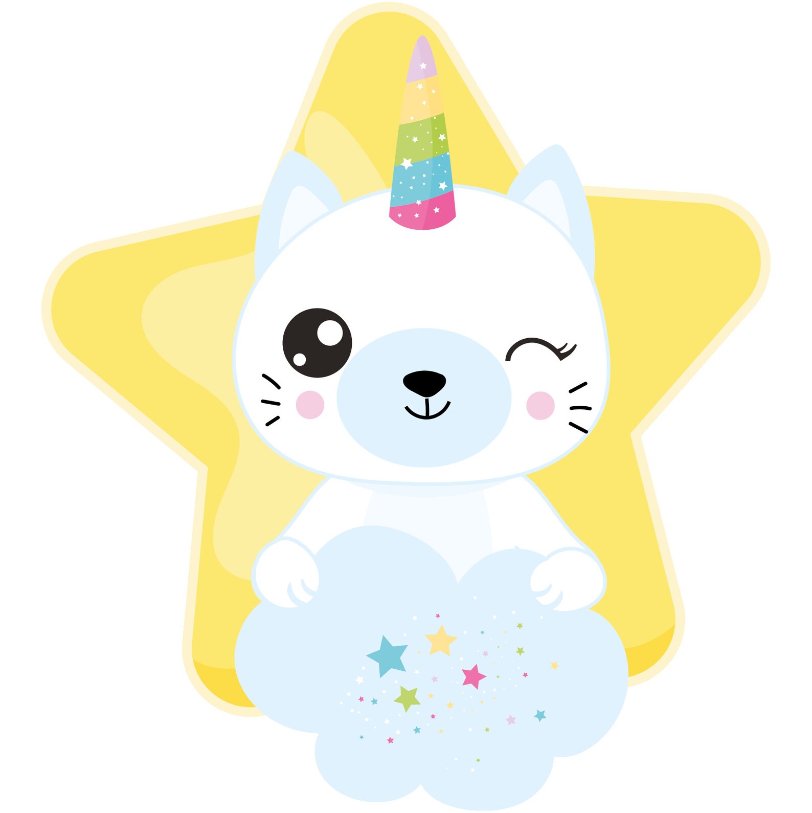 Kitticorn Clipart Bundle, PNG, Digital Download, Set of 4 - Etsy