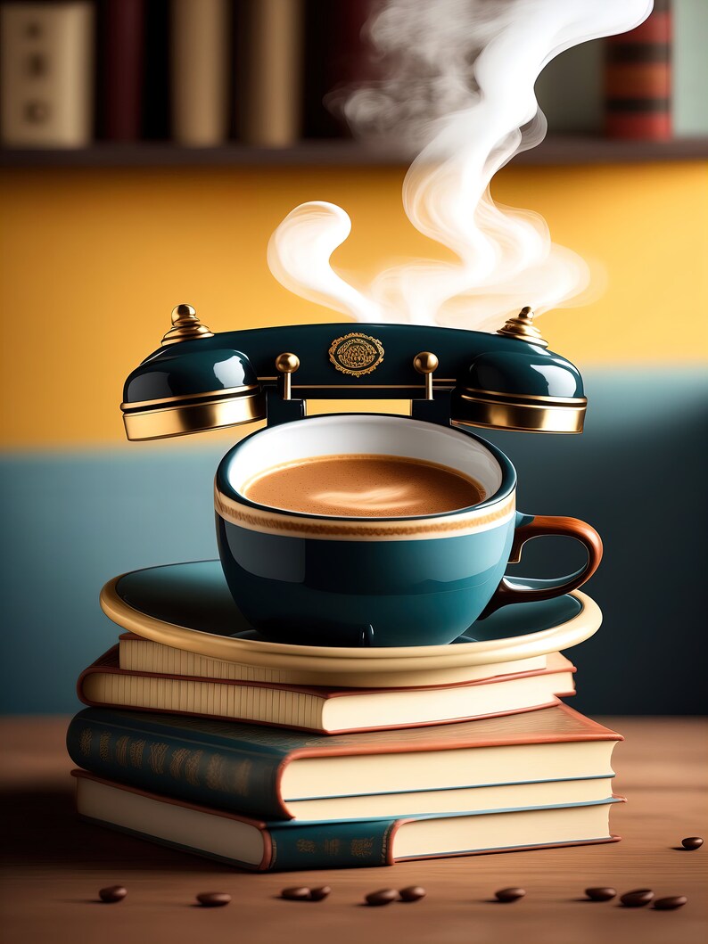 Coffee Wall Art Posters Unique Coffee Art Gift Home Office Etsy