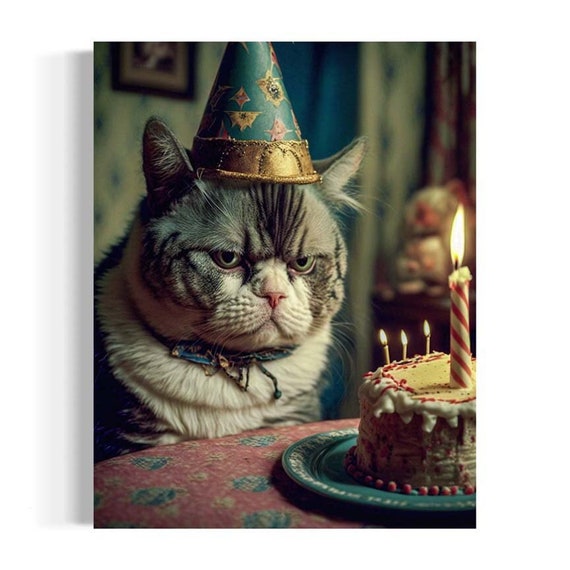 Grumpy Cat Birthday Cake