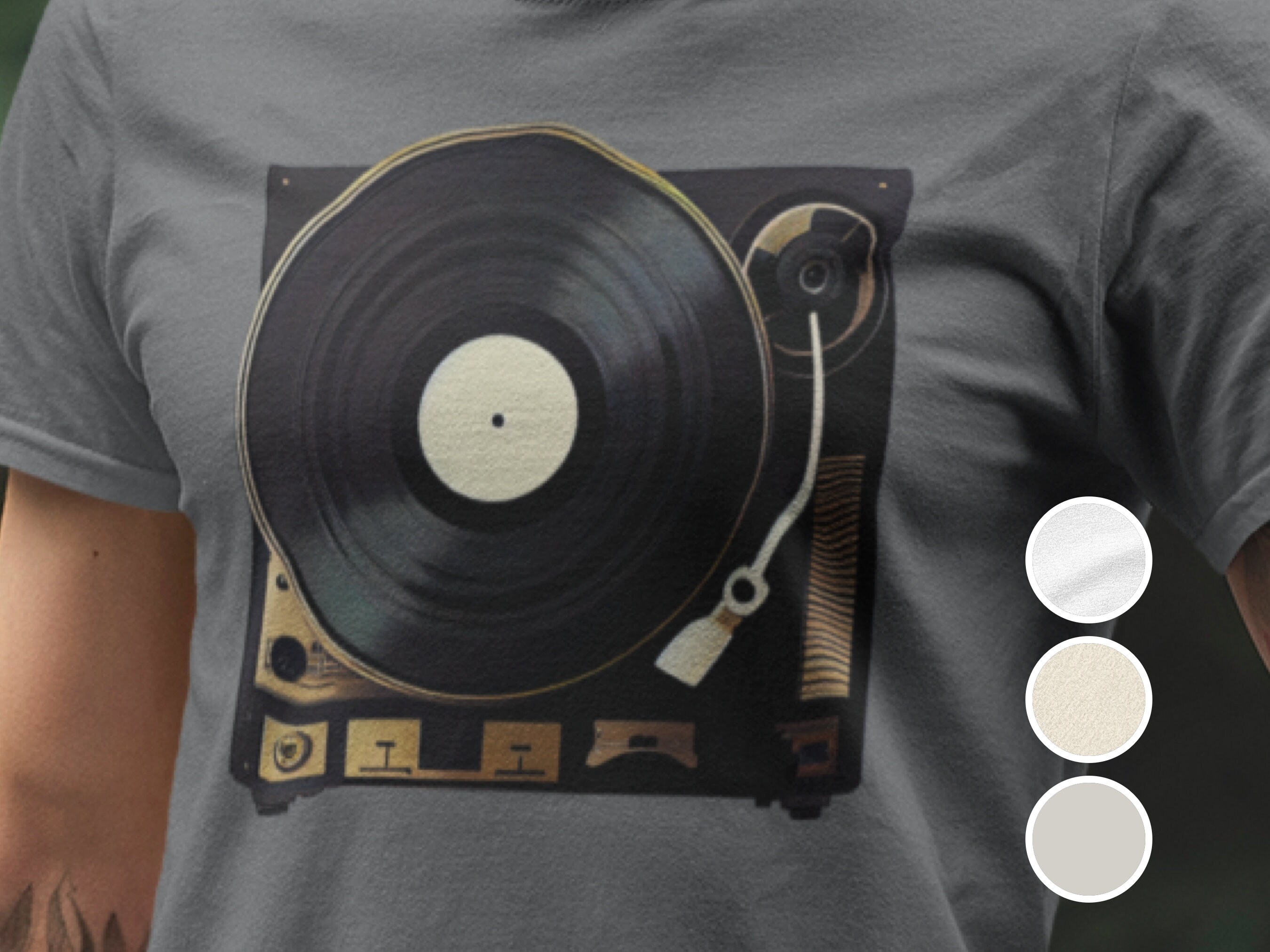 vedlægge kandidat radius Record Player Shirt Vinyl Record T-shirt Turntable Tee Gift - Etsy