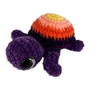 Crochet Sea Turtle Plushie: Handmade Amigurumi Stuffed Animal