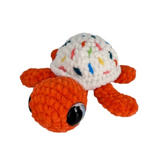 Crochet Sea Turtle Plushie: Handmade Amigurumi Stuffed Animal