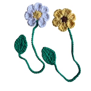 Handmade Bookmarks , Crochet Flower Bookmarks, Handmade Gifts for book lovers, Bookmarks