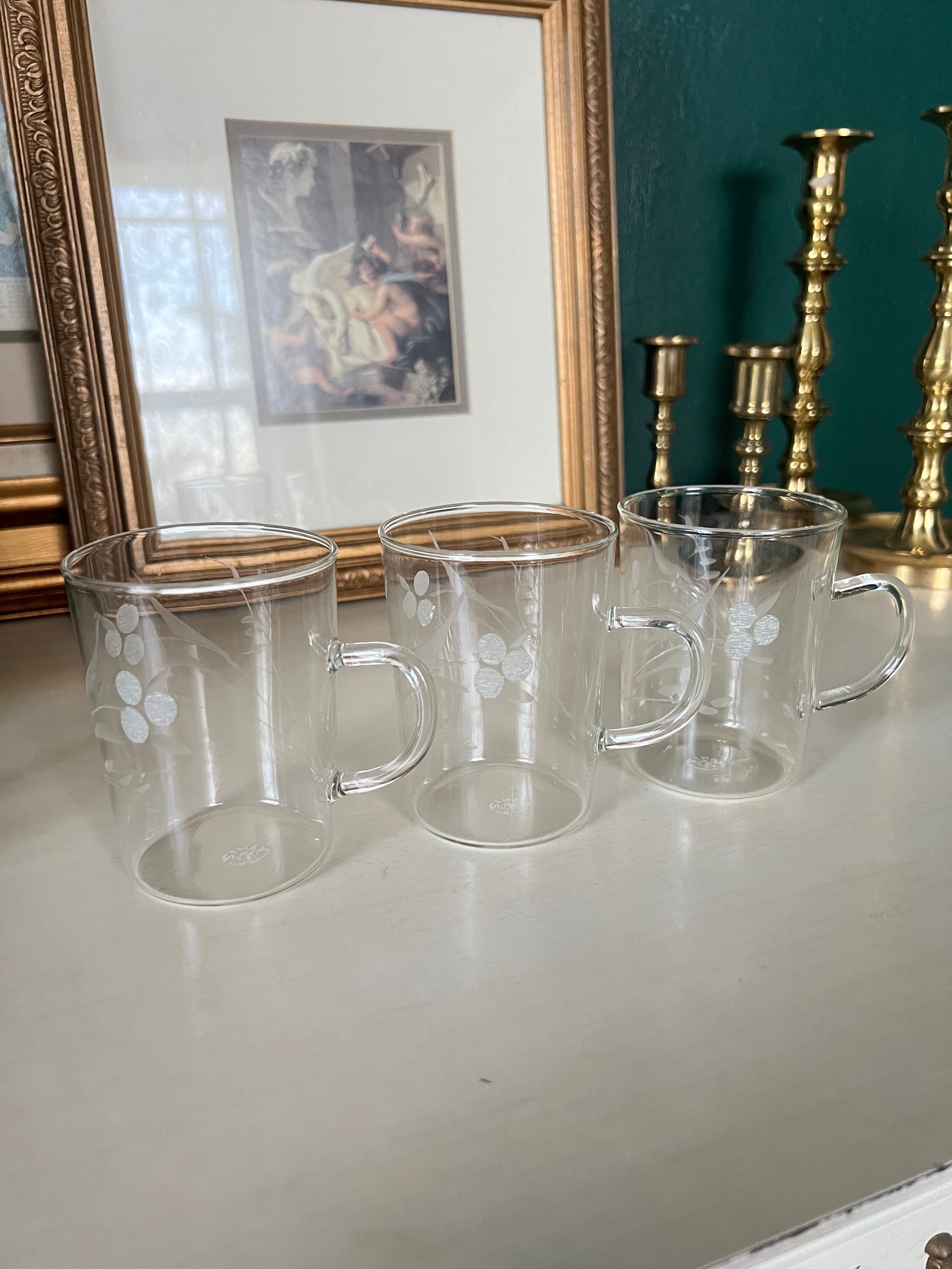 big handmade double walled mug - borosilicate glass – Ezu Studio