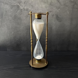 Tall Vintage Hour Glass Sand Clock 10”H Antique Home Decor - Etsy