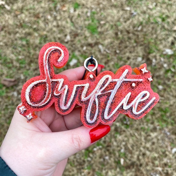 Swiftie Car Freshie, Swiftie Car Air Freshener, Swiftie Car Decor, Swiftie Gifts, Red Swiftie Freshie