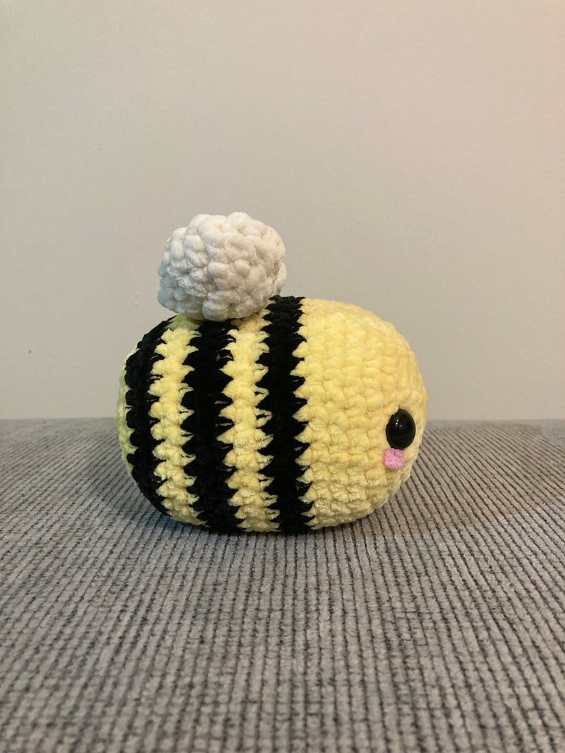 Jumbo Crochet Bee Etsy