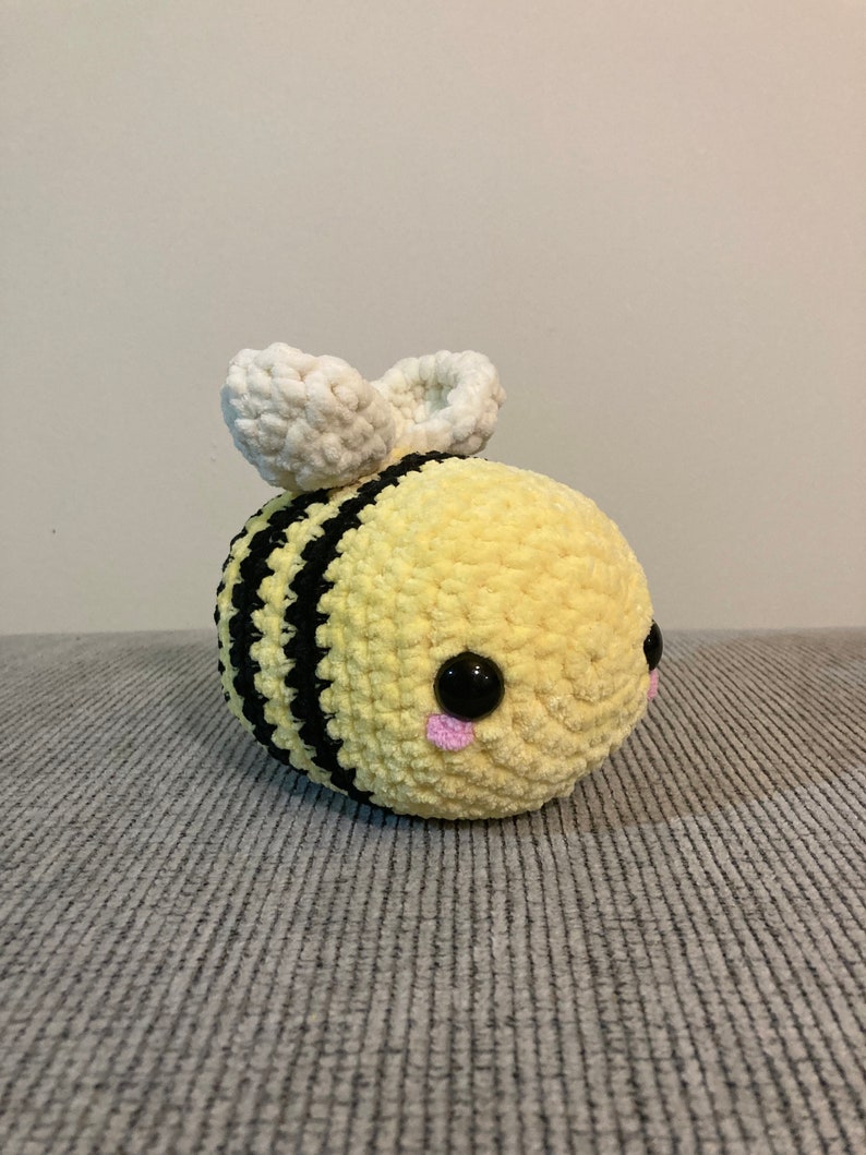 Jumbo Crochet Bee Etsy