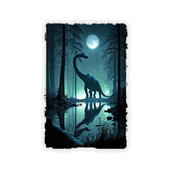 Beasts of the Night Mokele Mbembe Kiss-cut Stickers 