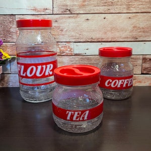 Retro Canister Set - Made in Italy - Set of 3 - FREE SHIPPING!