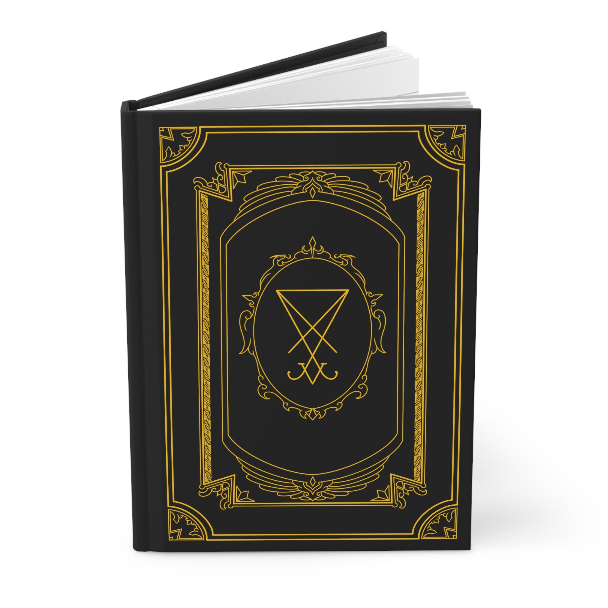 Satanic Journal Lucifer Sigil Journal, Shadow Work Journal, Book of Shadows, Hardcover ...