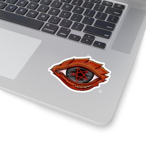 Satan dragon eye sigil sticker, Satan sticker, sigil sticker, demon sticker, Satan sigil sticker, pentagram sticker