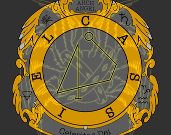Archangel Cassiel Information Sigil - Etsy