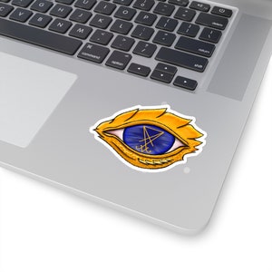 Lucifer dragon eye sigil sticker, Lucifer sticker, sigil sticker, demon sticker, Lucifer sigil sticker
