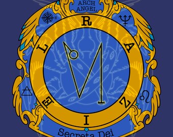 Archangel Raziel Information Sigil - Etsy