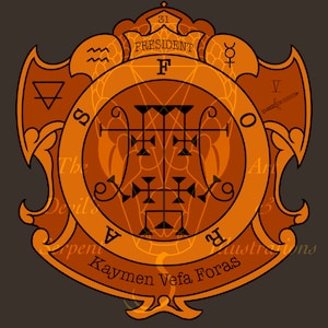 Präsident Foras Goetic Information Sigil
