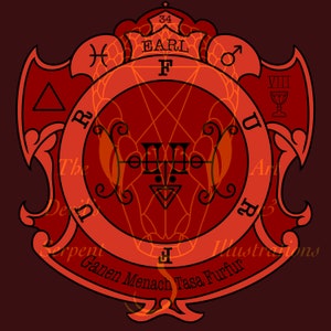 Earl Furfur Goetic Sigil Information Design