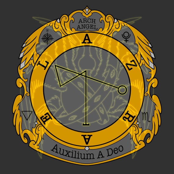 Archangel Azrael Information Sigil - Etsy