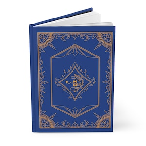 Asmodeus Sigil Journal, shadow work journal, book of shadows, hardcover, demonolatry grimoire, satanic witch journal