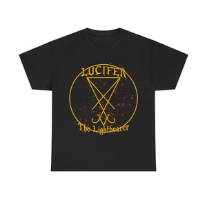 Lucifer Sigil Shirt, Sigil of Lucifer T-shirt, Occult Shirt, Demon Shirt, Demonic Shirt, Satan Shirt, Satanic Shirt, Witchcraft Shirt
