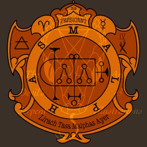 Präsident Malphas Goetic Information Sigil