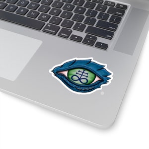 Leviathan dragon eye sigil sticker, Leviathan sticker, sigil sticker, demon sticker, Leviathan sigil sticker