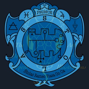 Prince Stolas Goetic Sigil Information Design