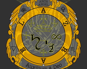 Archangel Azrael Information Sigil - Etsy