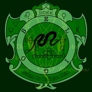 Duke Eligos Goetic Sigil Information Design