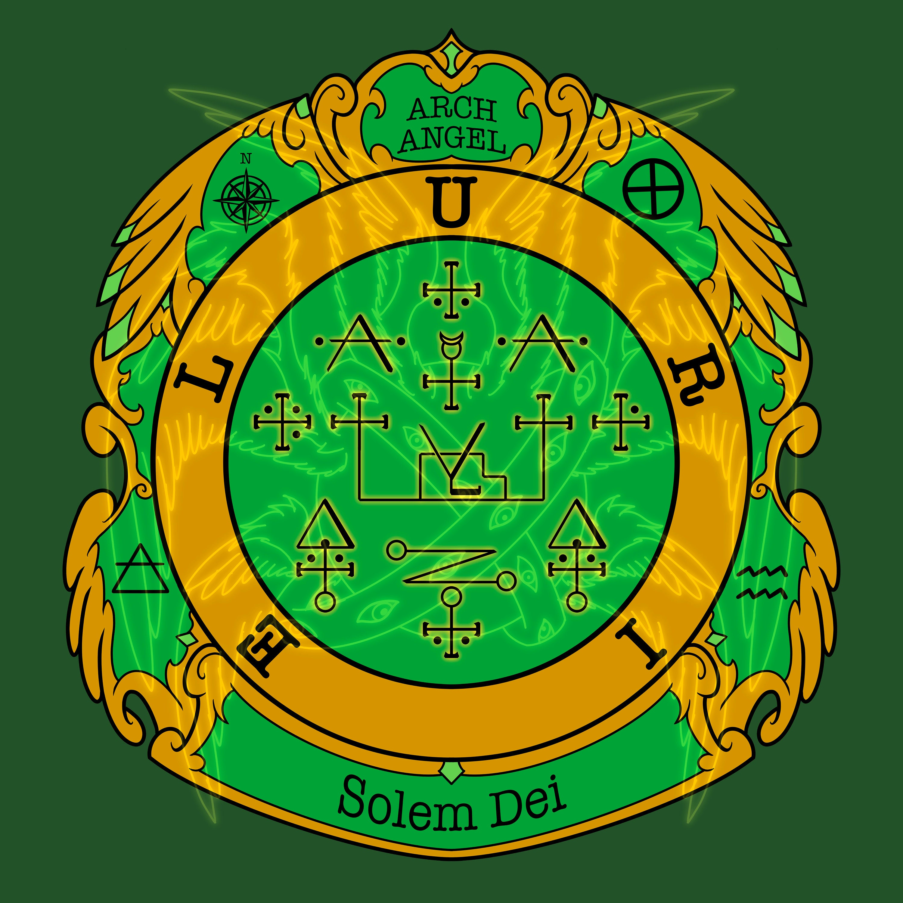 PS: Sigil of the Archangel Uriel 大天使ウリエル