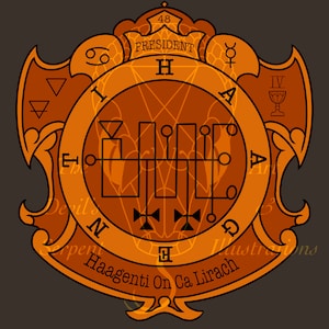 Präsident Haagenti Goetic Information Sigil