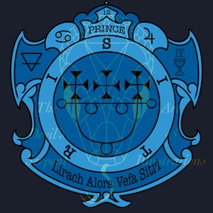 Prinz Sitri Goetic Sigil Information Design