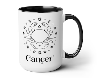Kanker dierenriem koffiemok: astrologie cadeau
