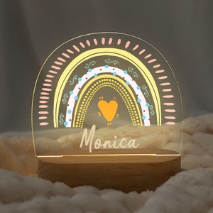 Led rainbow light, USB powered rainbow sign for bedroom, cute colorful rainbow led sign for girls room, dorm, party, wedding