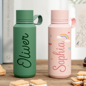 Personalised Kids Water Bottle, School Water Bottle, Tumbler for Kids, Water Bottles for Boys Girls, Toddler Kids Gifts, back to school gift
