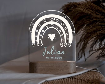 Portable Adjustable Brightness light, Children Baby Toddler Nursery Girls Bedroom Night-Lights, Personalized Kids Night Light with Name