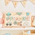 Personalized Busy Board Name Puzzle, First Birthday Gifts For Kids, Baby Gift, Gift for Kids,Custom Toddler Montessori Toy,1st birthday gift