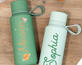 Personalised Kids Water Bottle, Back to School Gift, School Water Bottle, Tumbler for Kids, Water Bottles for Boys Girls, Toddler Kids Gifts