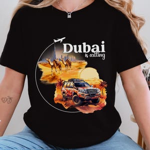 Dubai is calling Girls Trip to Dubai Family Matching T-Shirt Birthday in Dubai UAE Dubai Vacation family reunion Dubai Shirt Dubai Love Tee