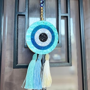 Evil Eye Wall Hanging set Home Protection Decor door hanging New Home Gift Idea Good Luck Protection Charm Baby Shower Gift House Warming