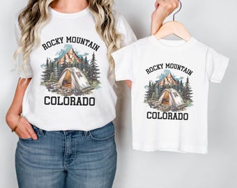 Rocky Mountain Colorado T-shirt Camping Shirt Colorado Gifts Colorado Souvenir Shirt Colorado Ski Shirt Colorad T shirt